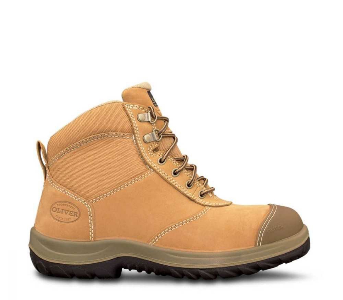 Picture of Oliver, Lace Up Zip Sided Safety Boot